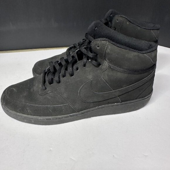 Nike Court Vision Mid Triple Black Men's Size 12 - Picture 5 of 12